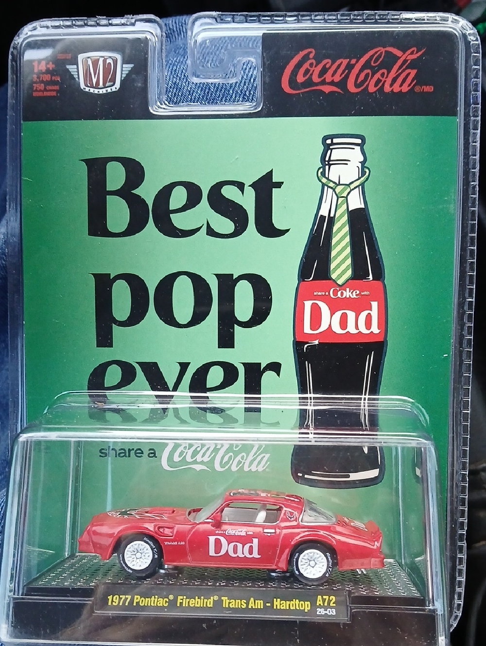 Coca-Cola Red 'Dad' 1977 Pontiac Firebird Trans Am M2 Car